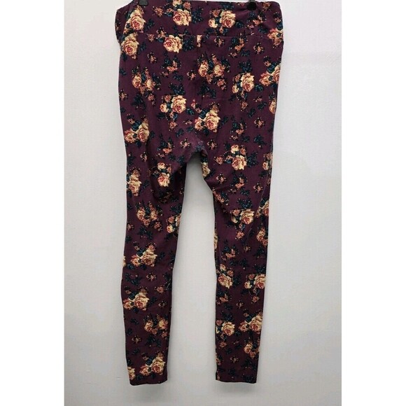 LuLaRoe Women's Leggings One Size Tall & Cury Floral (C4) - Picture 2 of 5